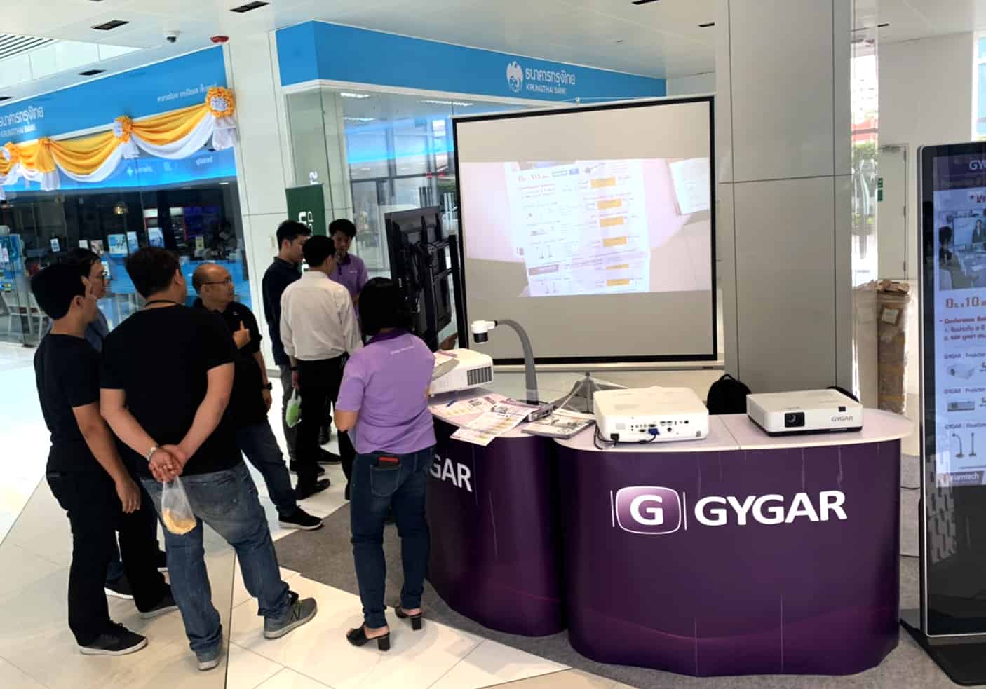 GYGAR opens a booth to showcase smart innovations at AIA Capital Center 3