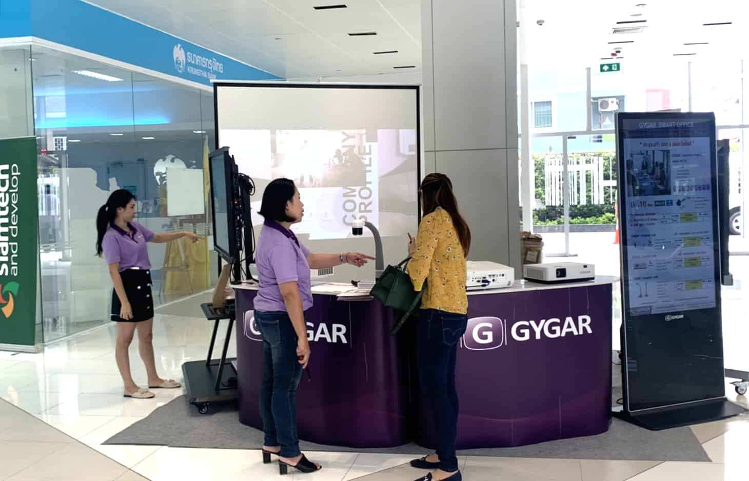 GYGAR opens a booth to showcase smart innovations at AIA Capital Center 2