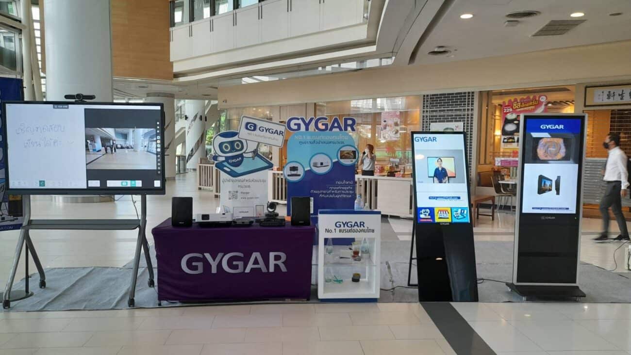 GYGAR arrange an event a trade show at Chamchuri Square Building 8
