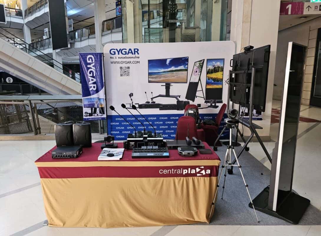 GYGAR Organized a product exhibition at Central Khon Kaen 7